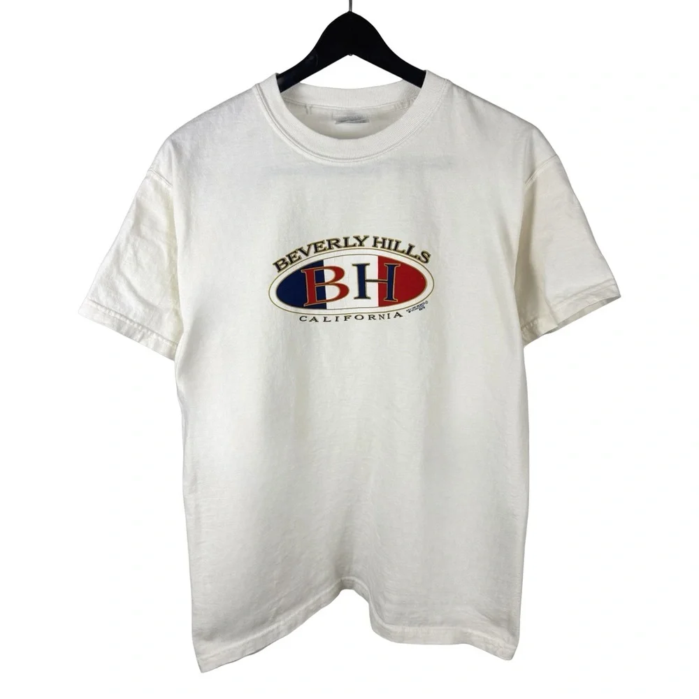 Vintage 2000s Beverly Hills California Tourist Vacation Graphic Shirt Size M